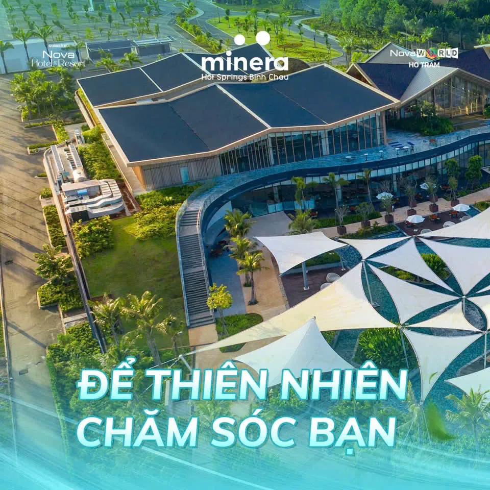 Toàn cảnh khu nghỉ dưỡng Minera Bình Châu